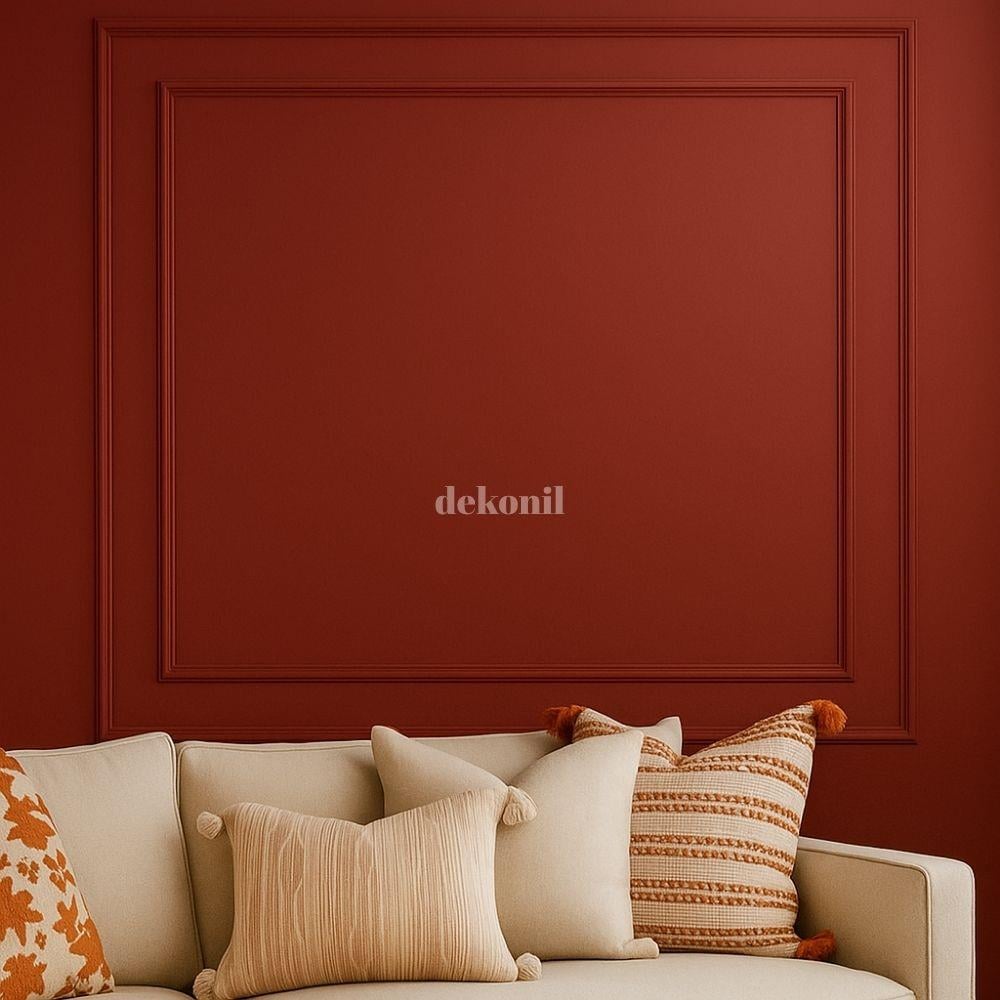 Roma 4cm ve 2,5 Boyanabilir Hazır Kesilmiş Duvar Çıtası Paketi (120*120cm)