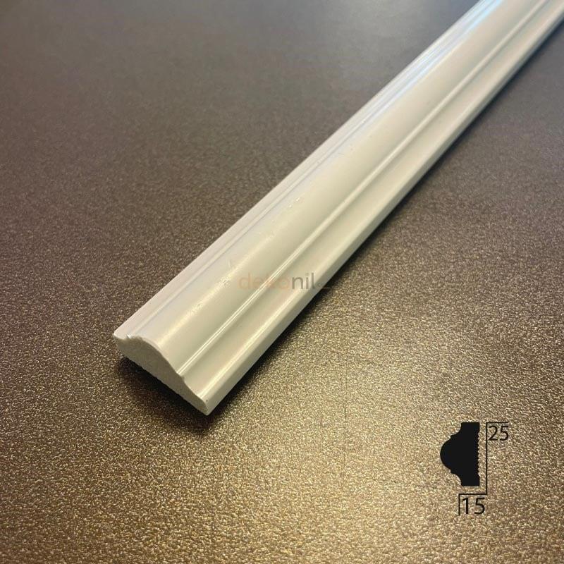 Roma 4cm ve 2,5 Boyanabilir Hazır Kesilmiş Duvar Çıtası Paketi 120 cm