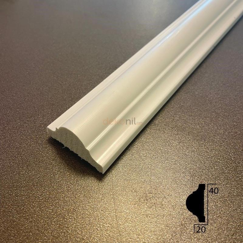 Roma 4cm ve 2,5 Boyanabilir Hazır Kesilmiş Duvar Çıtası Paketi 120 cm