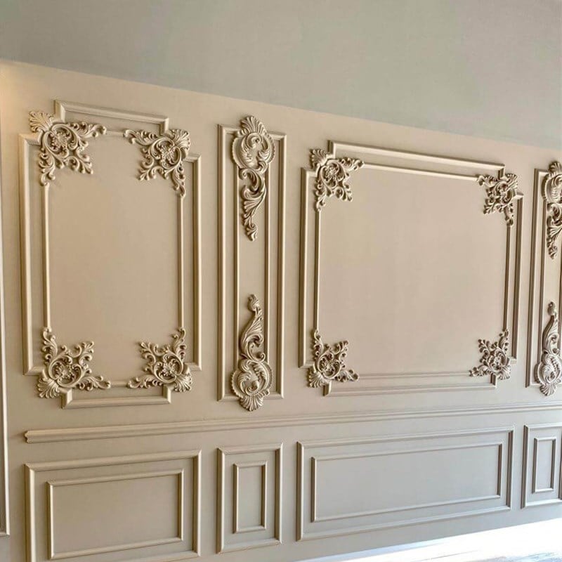 Roma Boyanabilir Poliüretan Köşe Motif 44*38cm