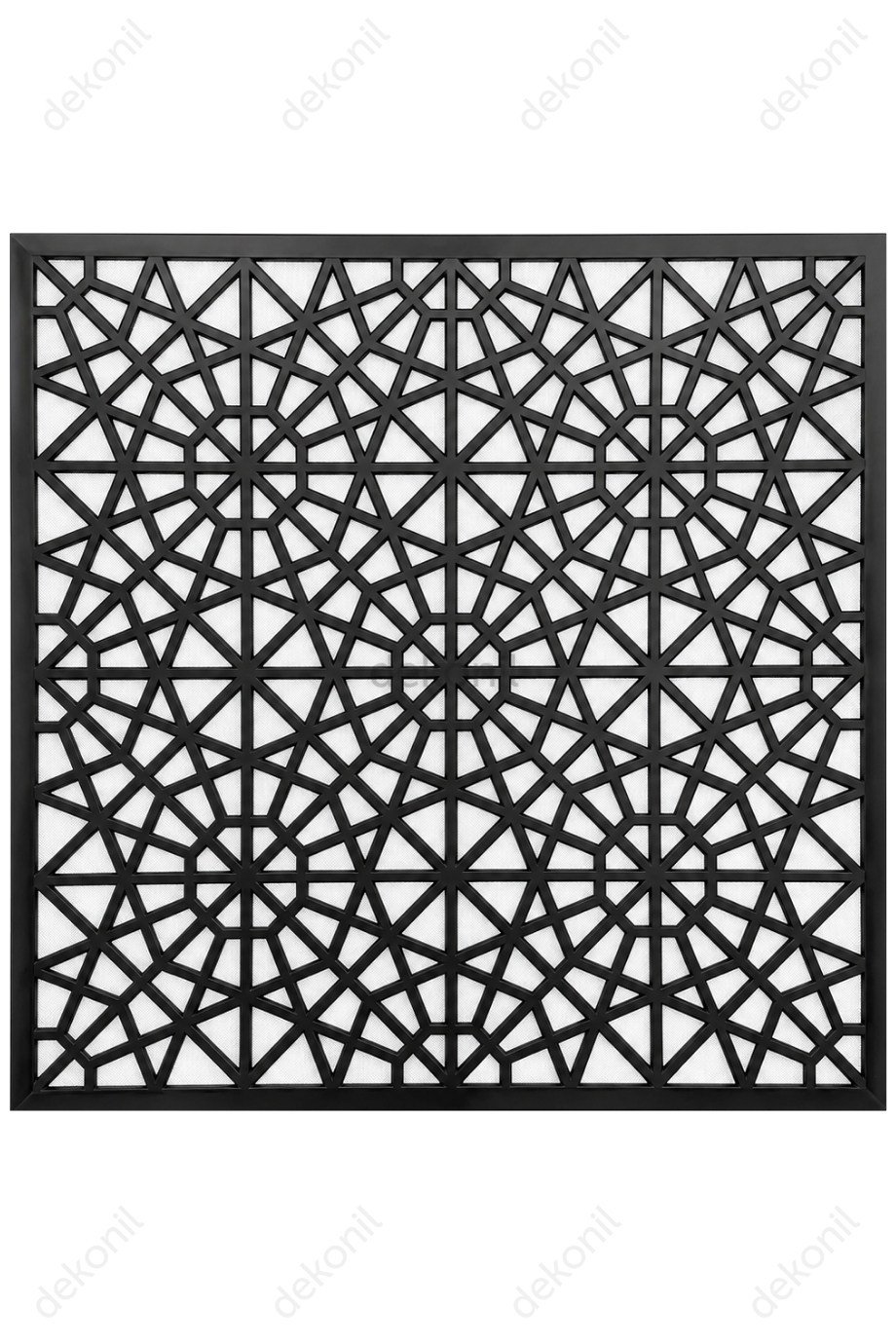 Rumi PVC Asma Tavan Kaplama Paneli Siyah 60*60 cm