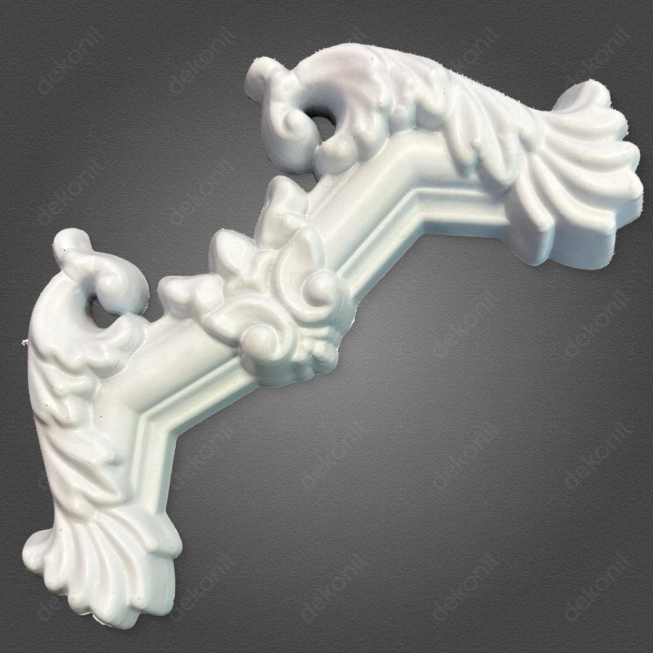 Şah Ps Boyanabilir 2.5cm Çıta Geçmeli Köşe Motifi