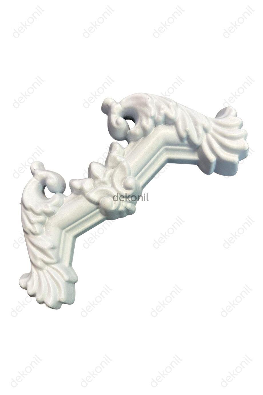 شاه بس - زخارف زاوية متشابكة قابلة للطلاء بسمك 2.5 سم