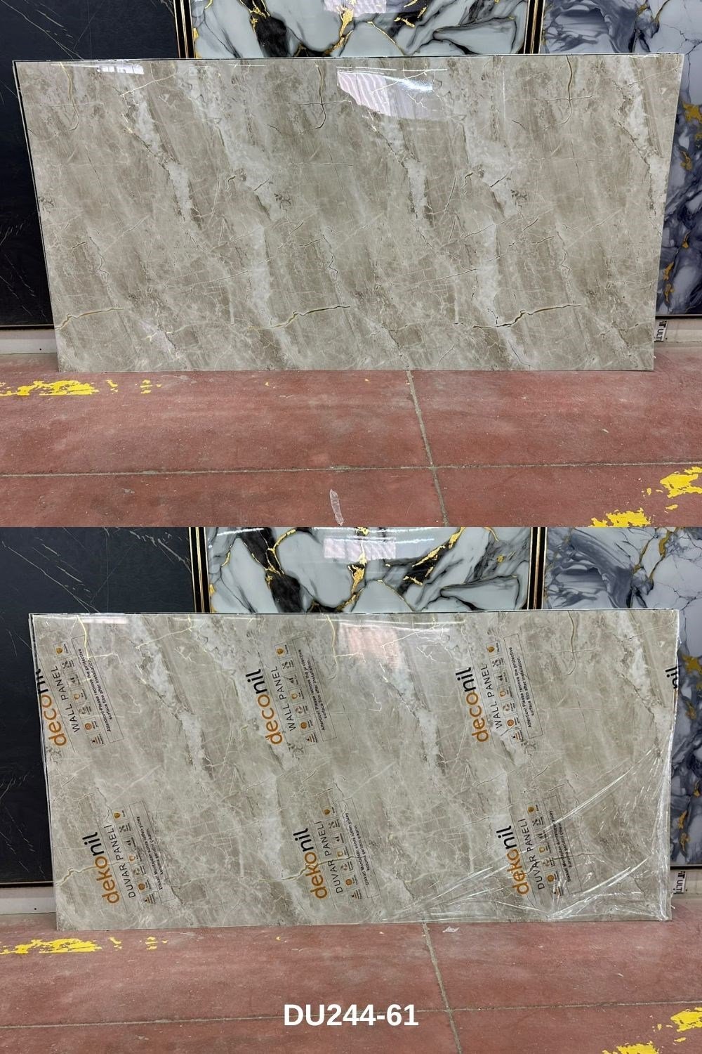 Sahara Mermer Desenli PVC Duvar Paneli 122x244 cm