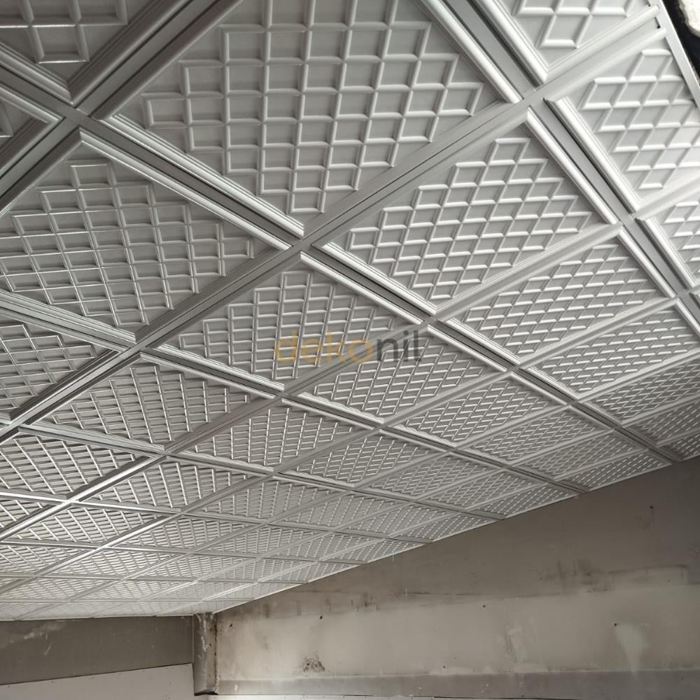 Sakarya Boyanabilir Pvc Tavan Paneli 60*60 cm