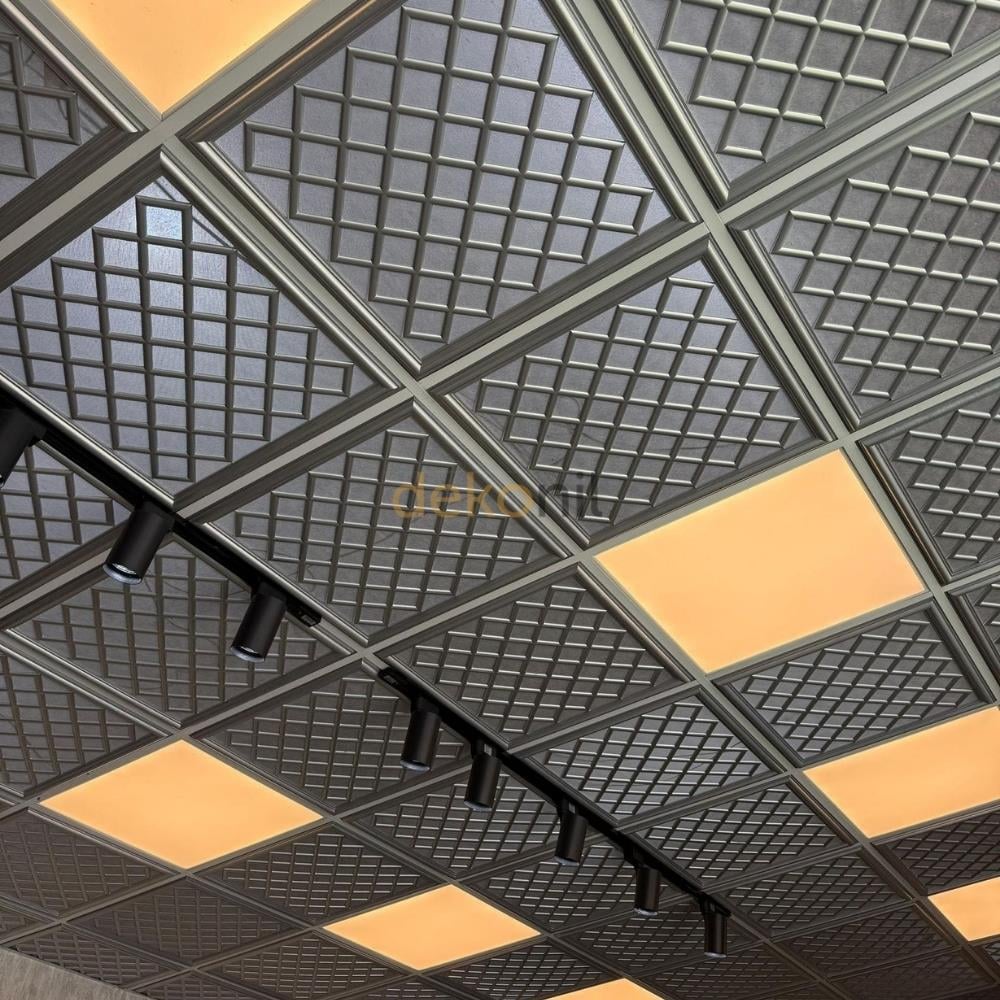 Sakarya Gümüş Pvc Tavan Paneli 60*60 cm