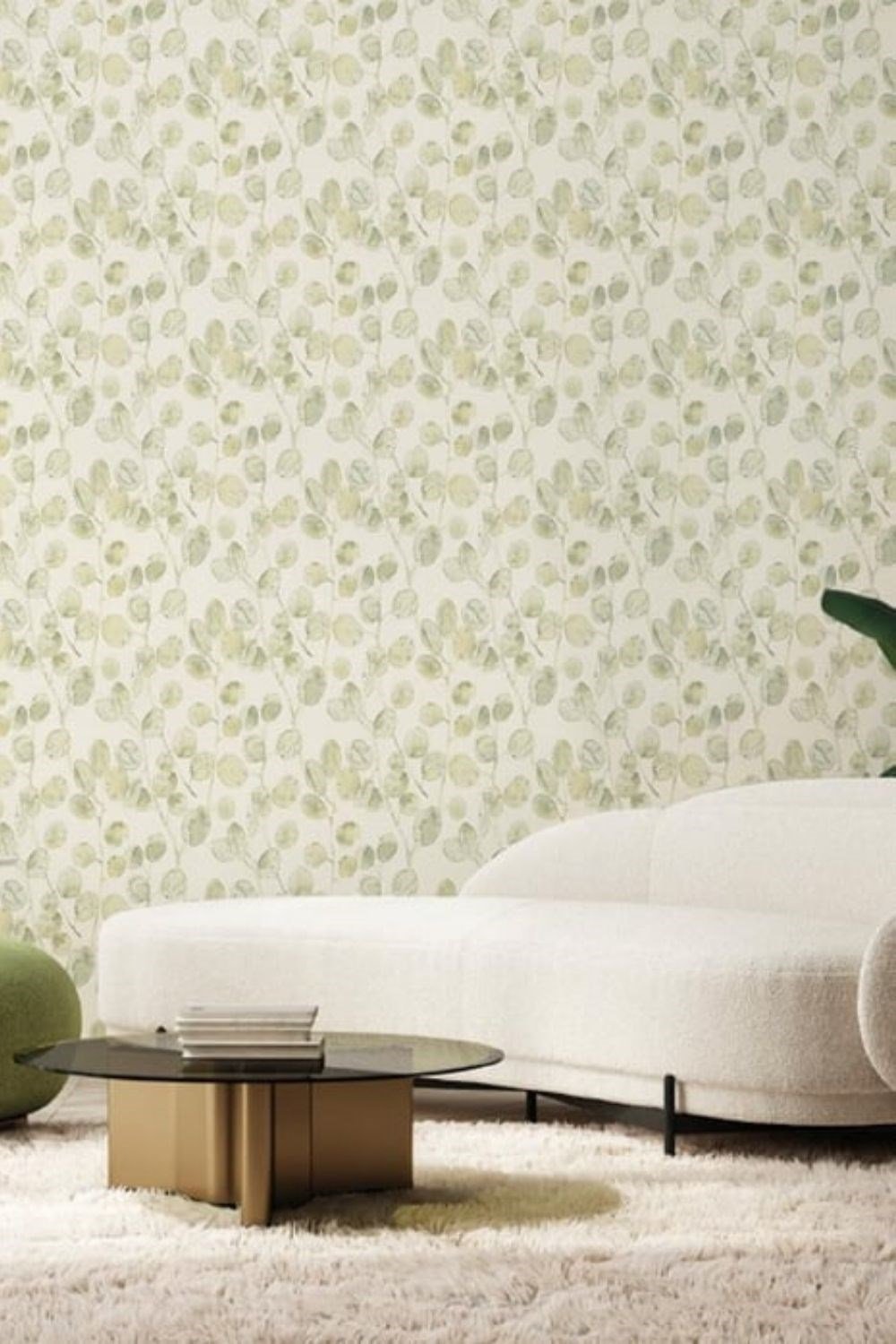 Savanna Leaf Pattern Wallpaper Z77500