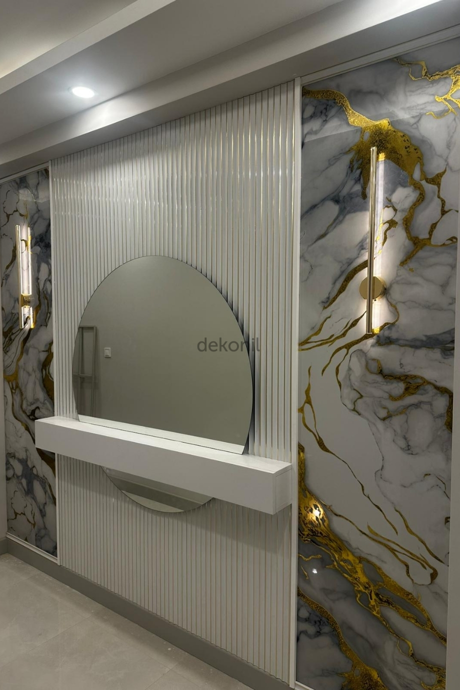 Sea White Gold Ceiling and Wall Paneling 15cm