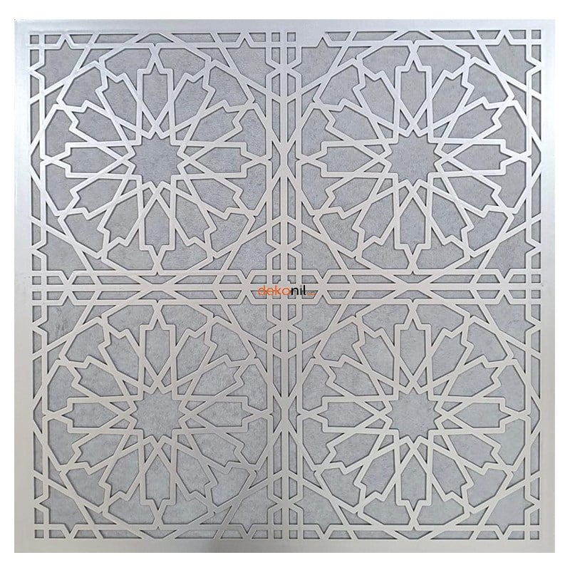 Selçuk Gümüş Pvc Tavan Paneli 60*60 cm