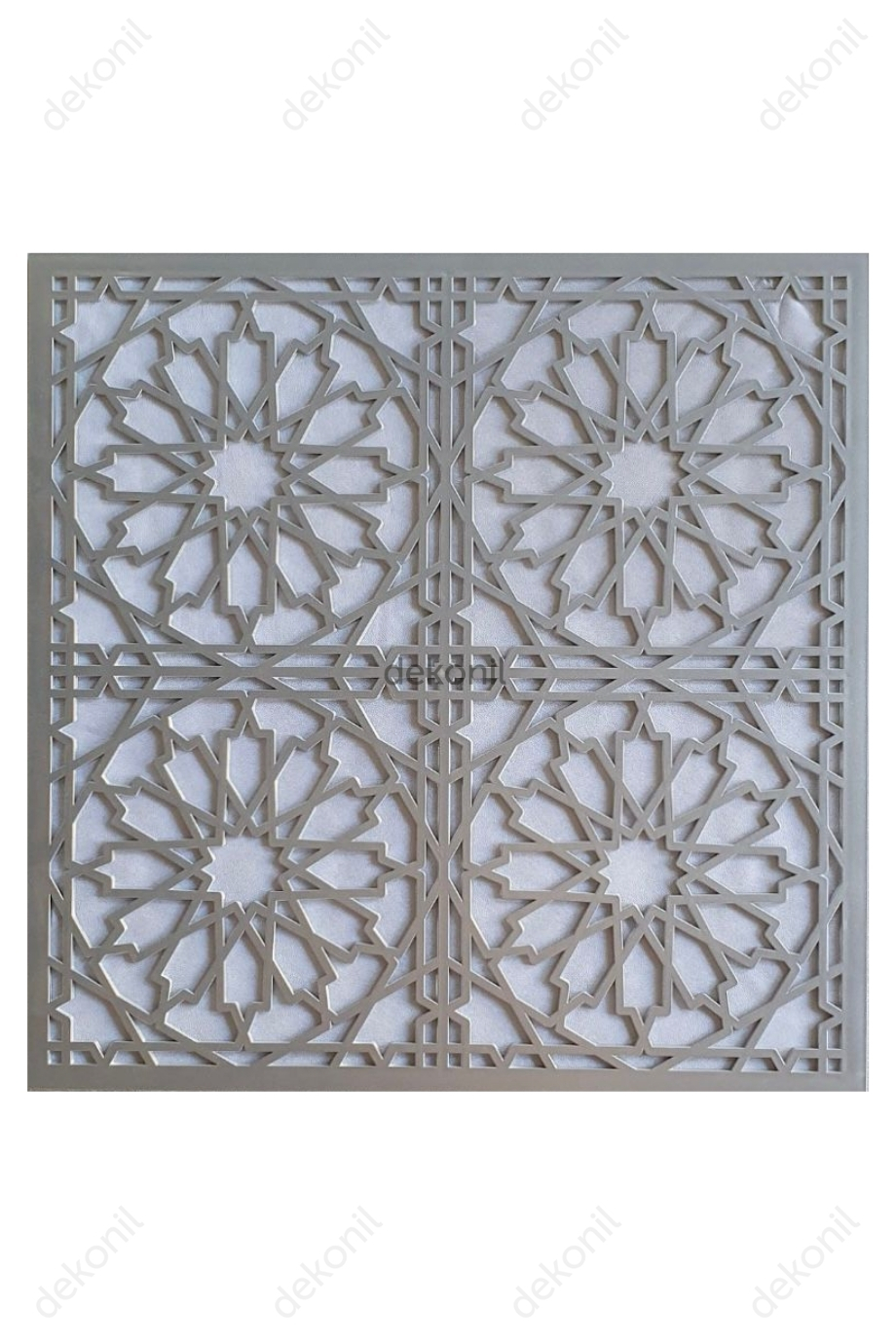Selcuk Silver PVC Ceiling Panel 60*60 cm