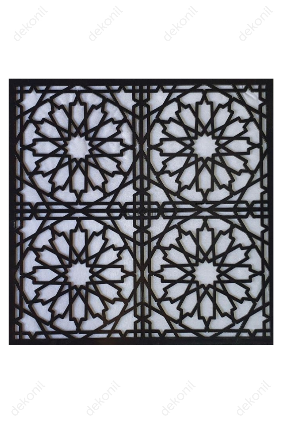 Selçuk Siyah Pvc Tavan Paneli 60*60 cm