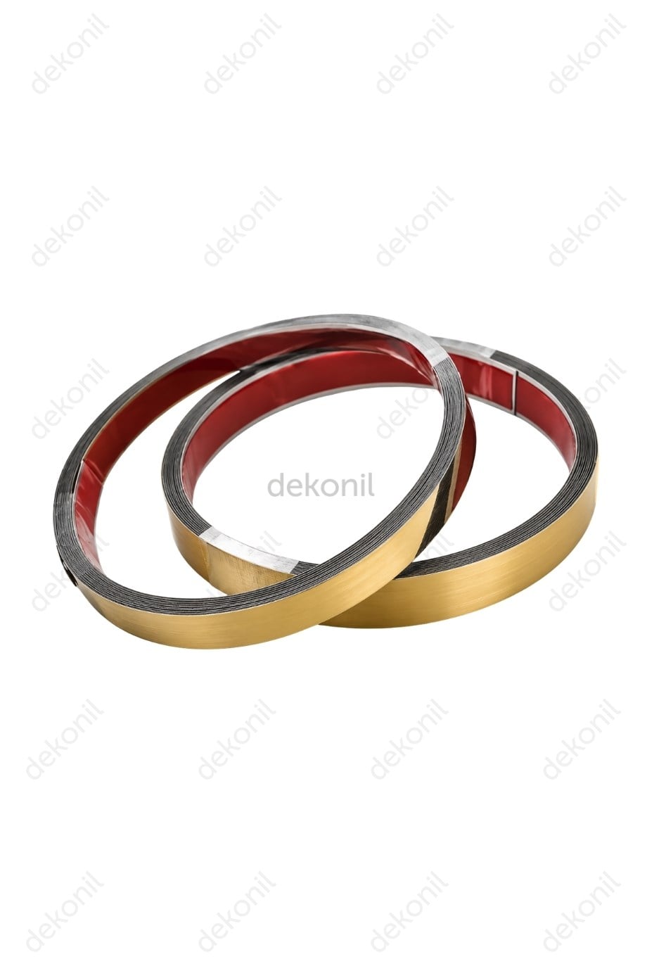 Şerit Pleksi Yapışkanlı Gold Ayna 1 cm