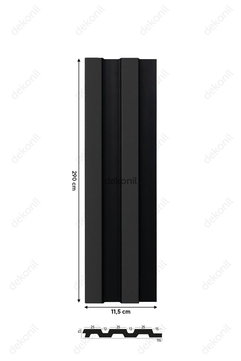 Siyah Antrasit Lambri 11,5cm