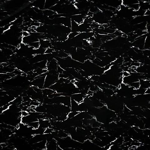 Siyah Beyaz Mermer Desenli Pvc Duvar Paneli 122*244cm