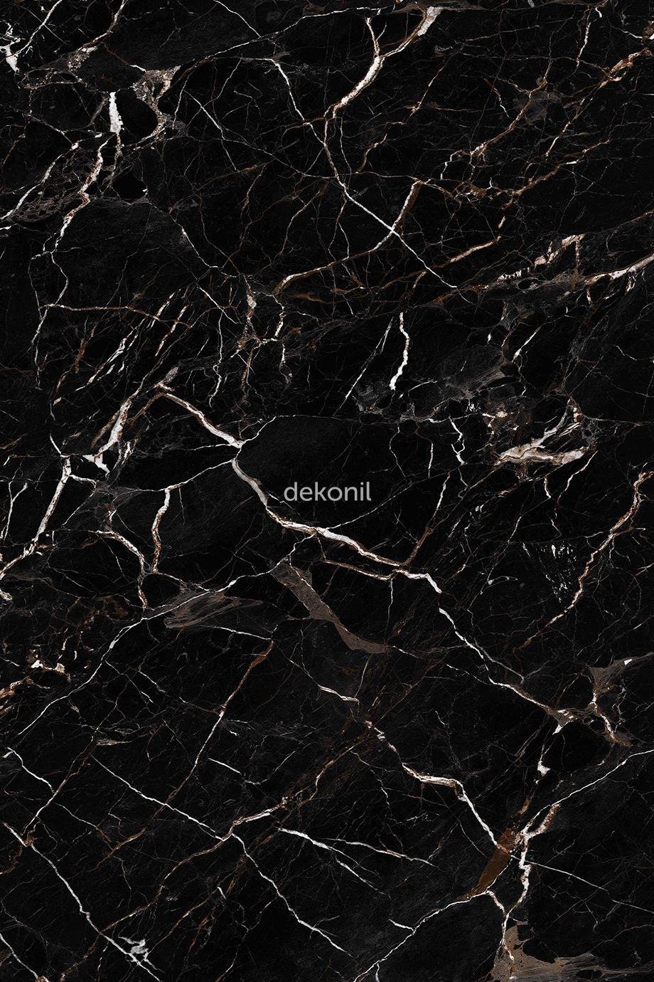 Siyah Beyaz Mermer Desenli Pvc Duvar Paneli 122*244cm