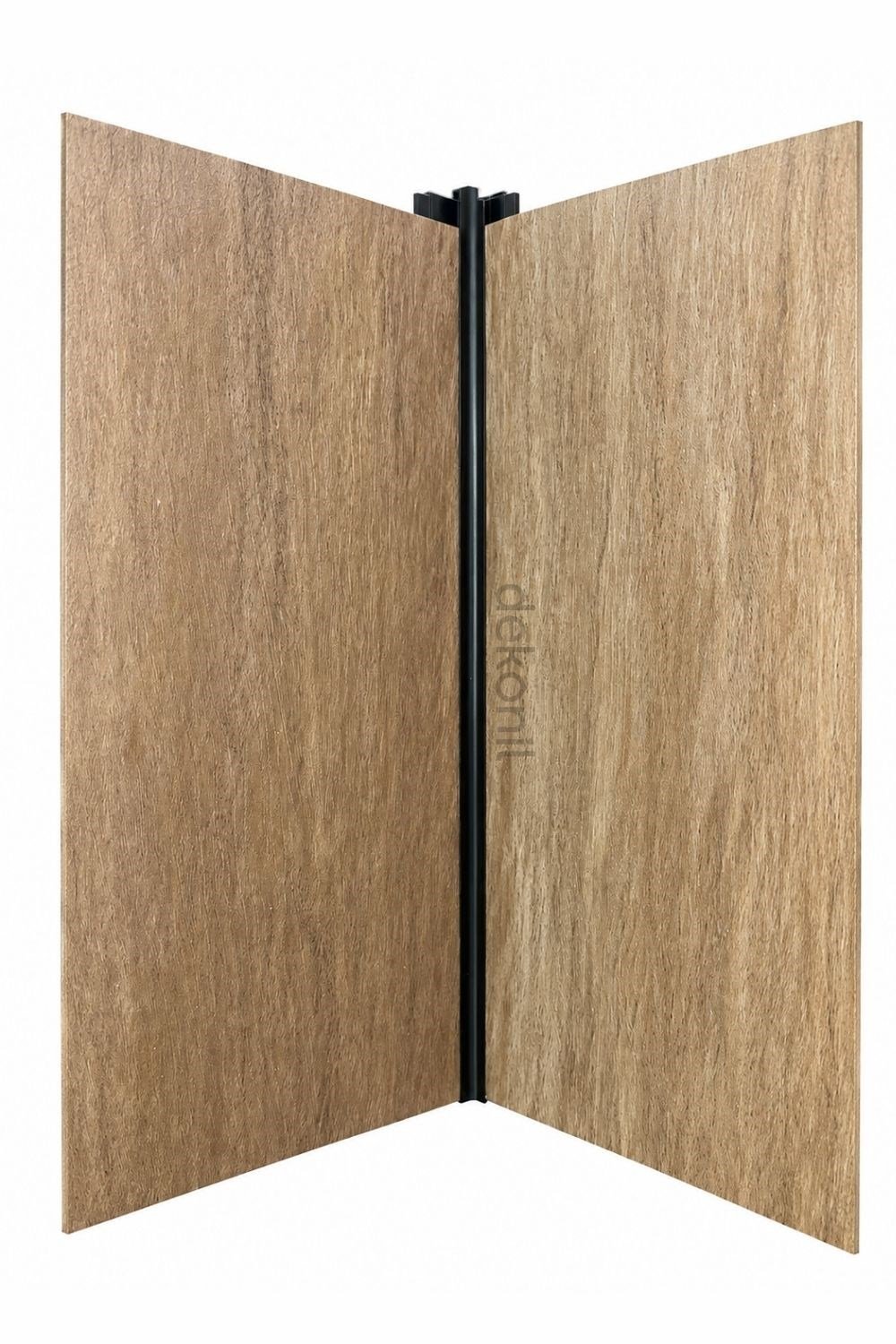 Siyah İç Köşe Alüminyum Profil 270 cm – Bambu ve PVC Foam Duvar Paneli Uyumlu