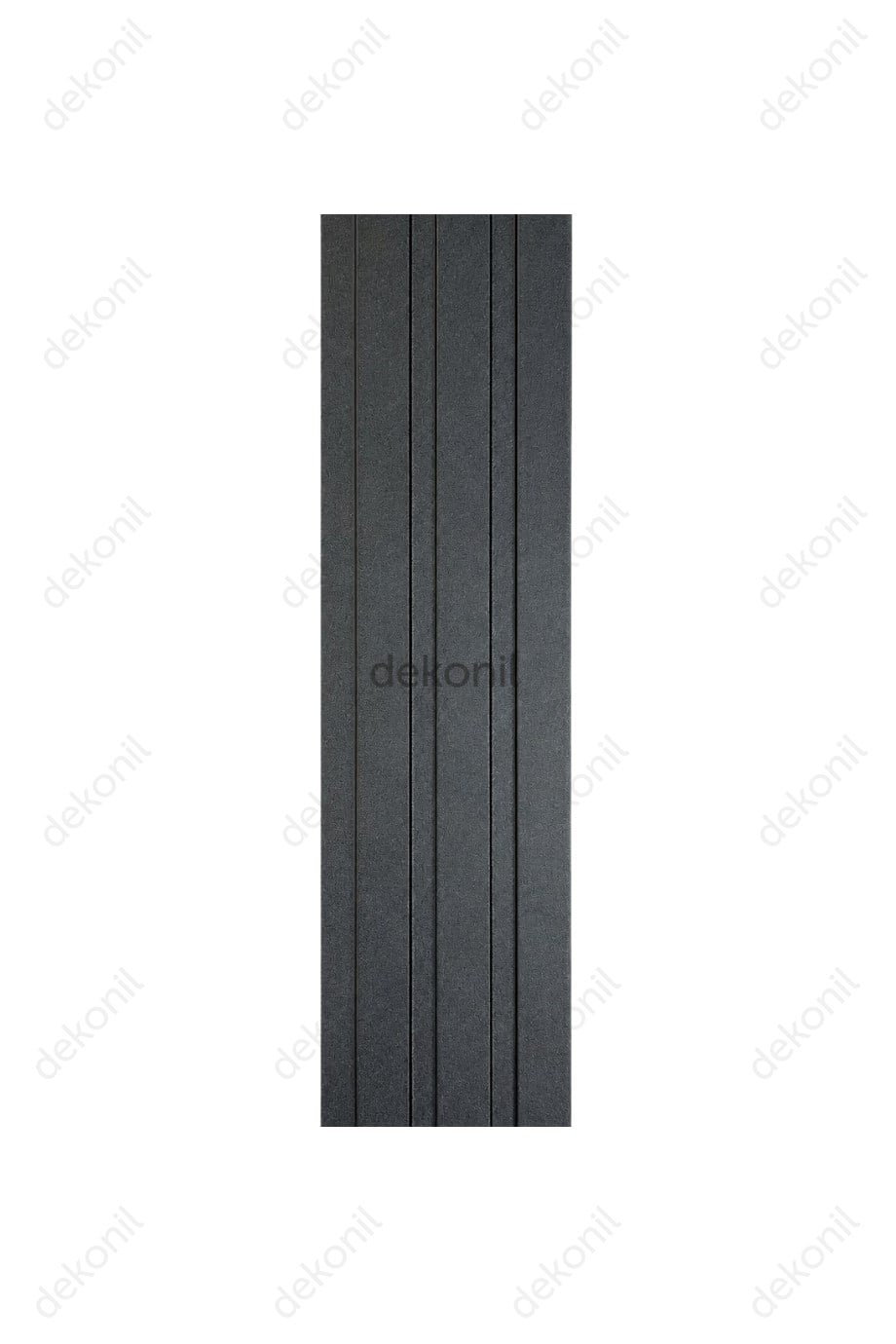 Siyah MDF Lambri, Lux Duvar Paneli 12 cm