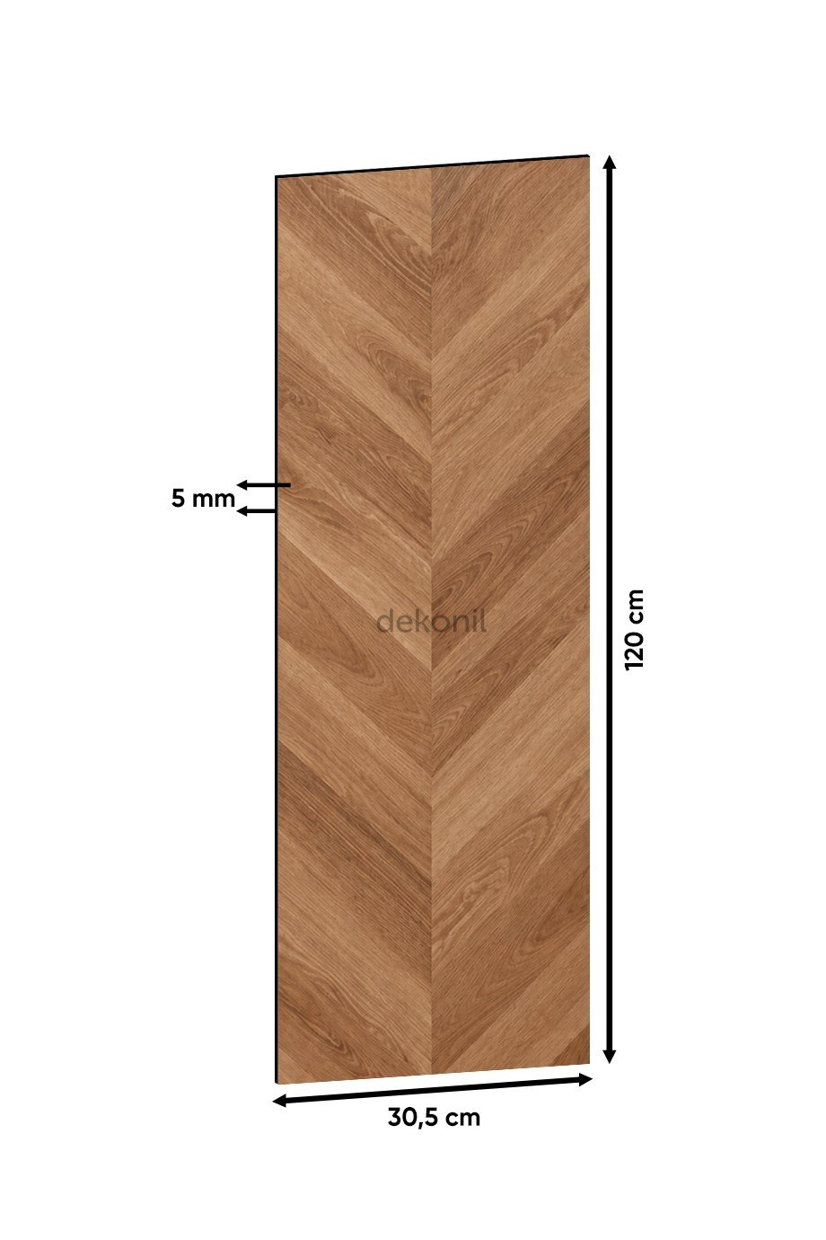 SPC Ceviz Balık Sırtı Zemin Parke – 30,5*120 cm 5mm 1 m²
