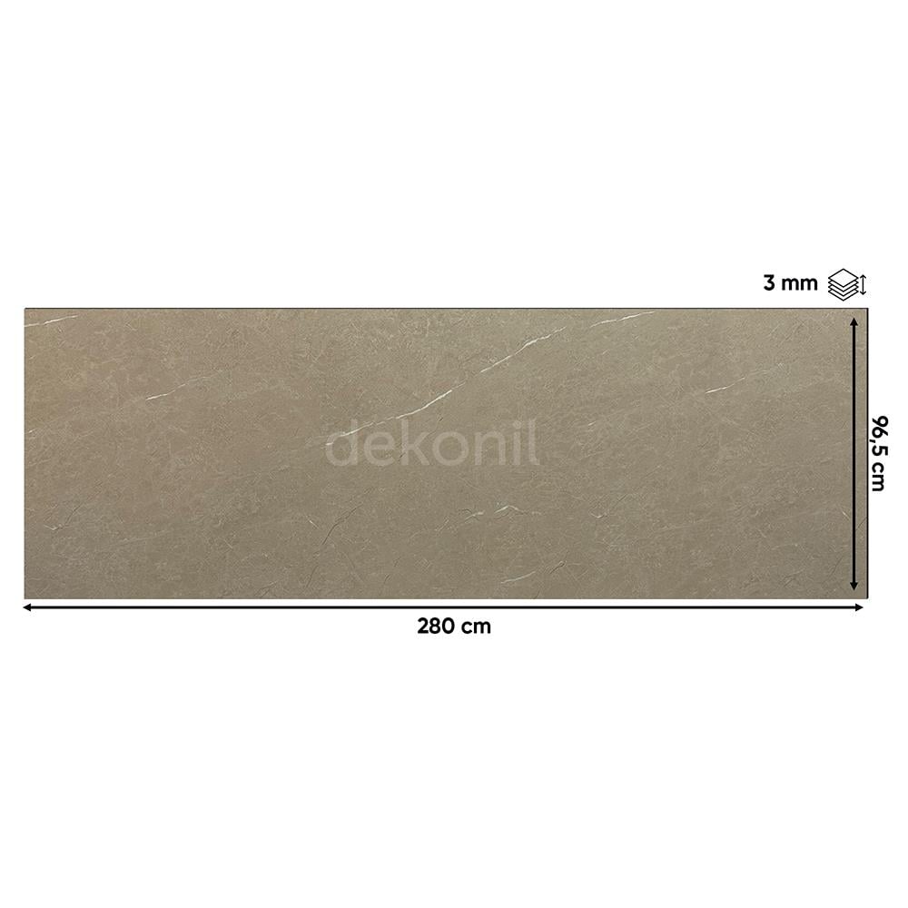 SPC Duvar Paneli Bej Mermer Desenli 96,5*280 cm (2,70 m²)