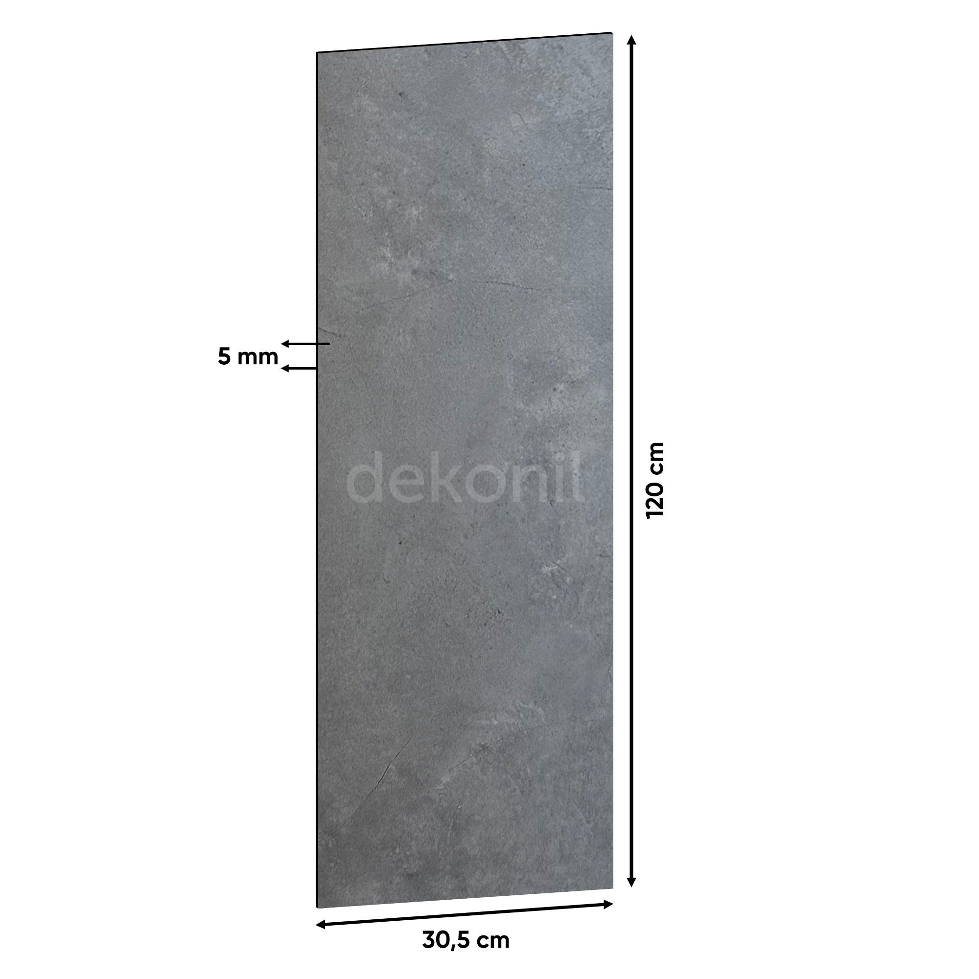 SPC Parke Gri Beton Desenli – Su Geçirmez Zemin Paneli 30,5*120 cm (Paket: 6 Adet / 2,23 m²)