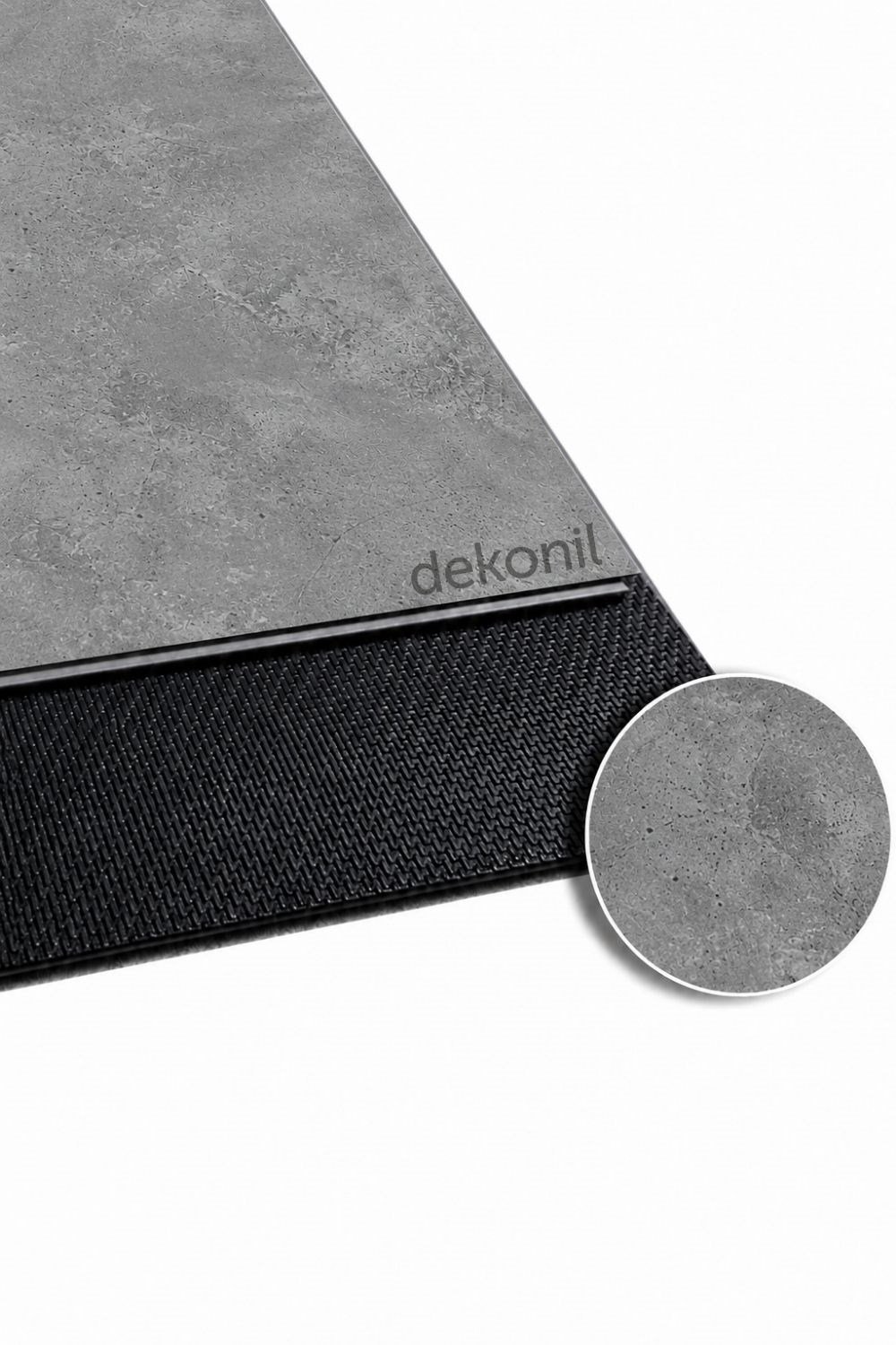SPC Koyu Beton Parke – Su Geçirmez Zemin Paneli 30,5*120 cm (Paket: 6 Adet / 2,23 m²)