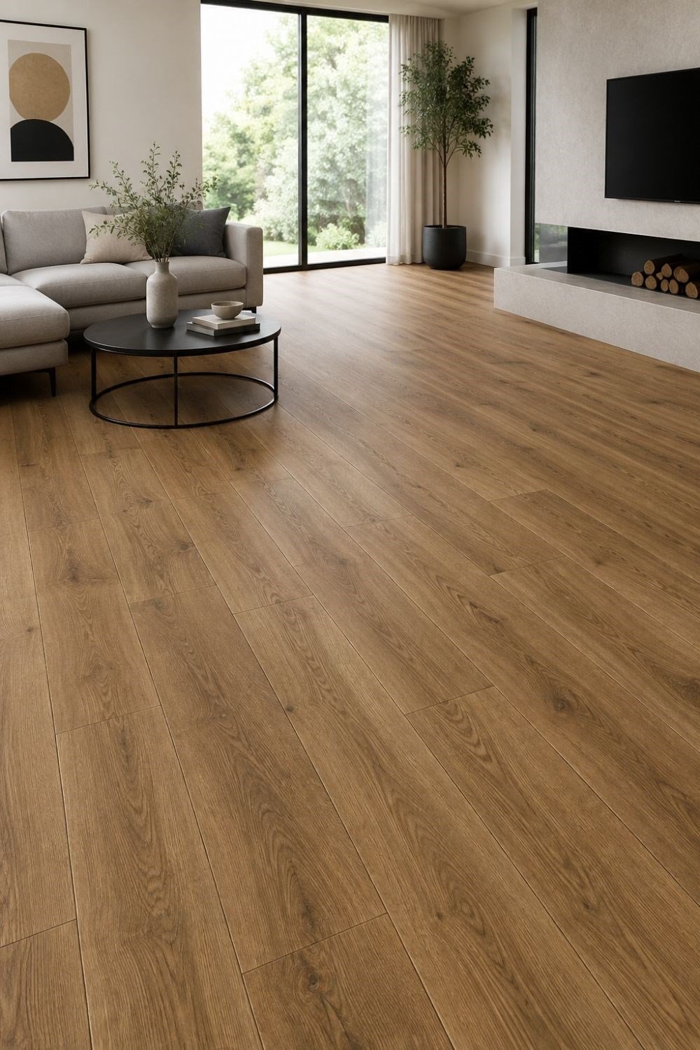 SPC Parke Rustik – Su Geçirmez Zemin Paneli 22,8*122 cm 1 m²