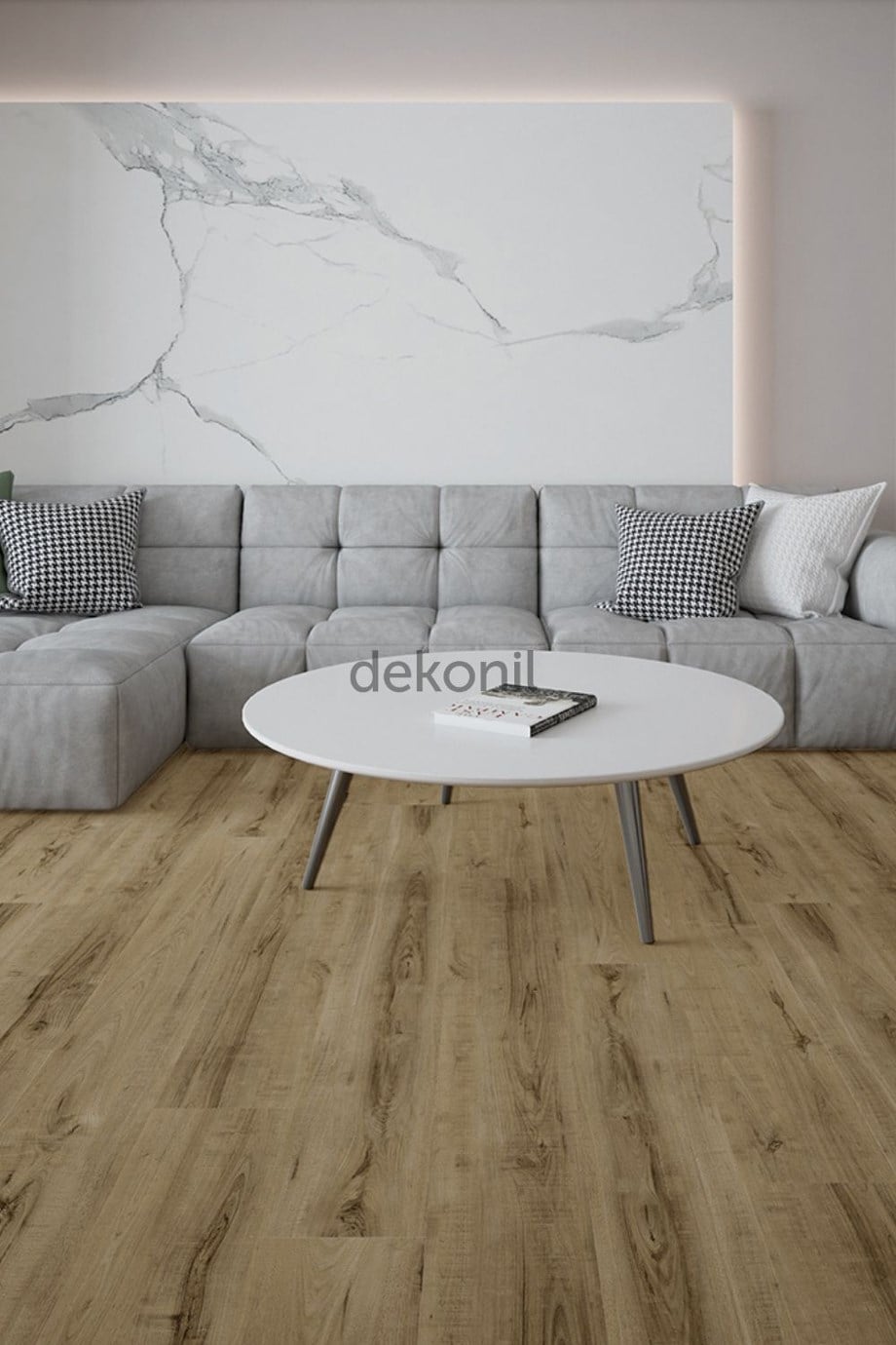 SPC Parke Rustik – Su Geçirmez Zemin Paneli 22,8*122 cm 1 m²