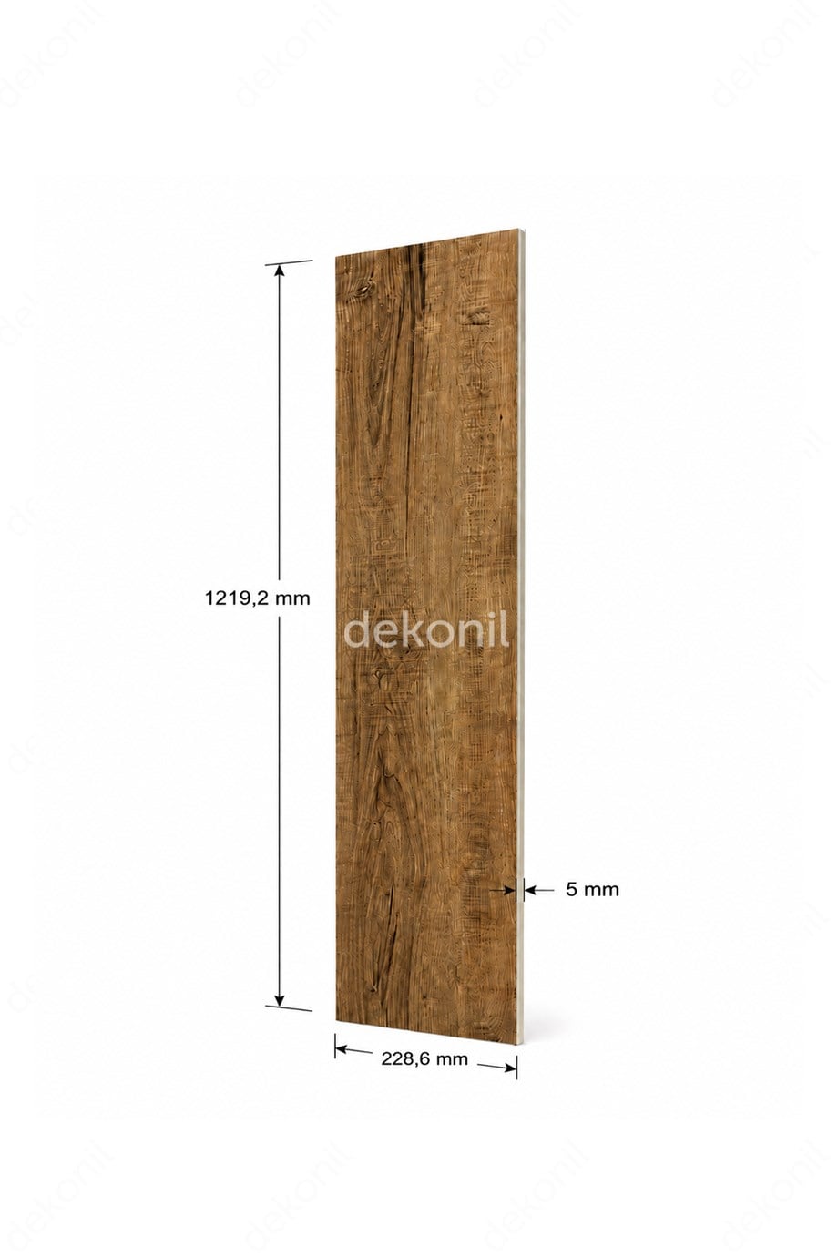 SPC Parke Rustik – Su Geçirmez Zemin Paneli 22,8*122 cm 1 m²