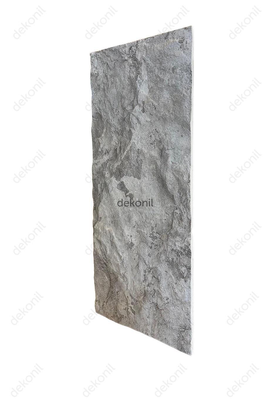 Taş Dokulu EPS Duvar Paneli Açık Gri 50*120 cm