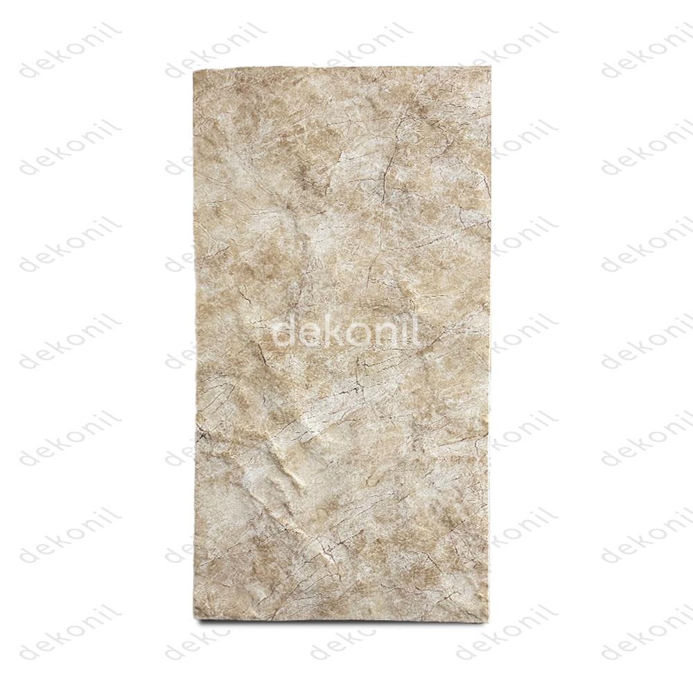 Taş Dokulu EPS Duvar Paneli Bej 50*120 cm