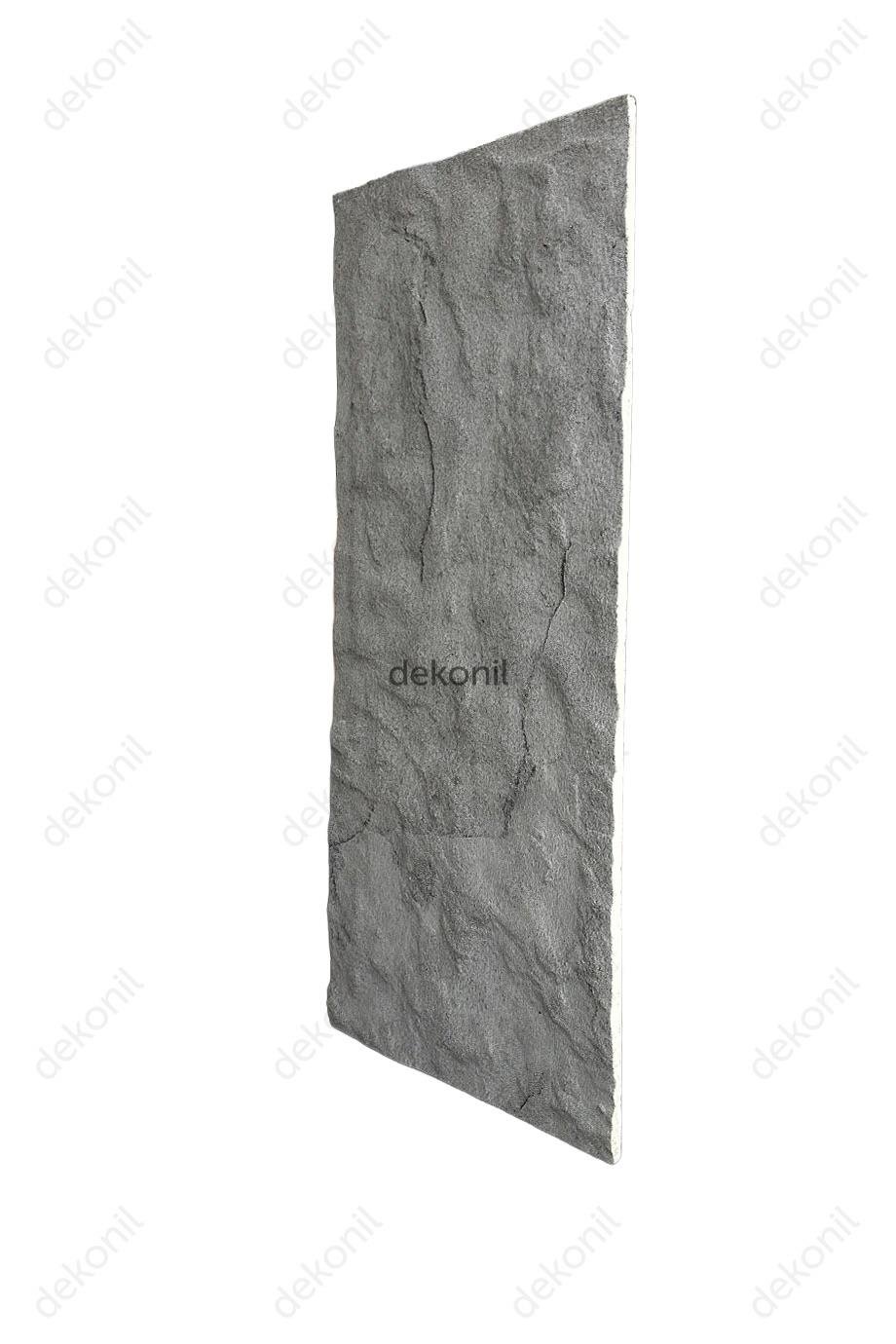 Stone Textured Wall Panel Gray 50*120 cm