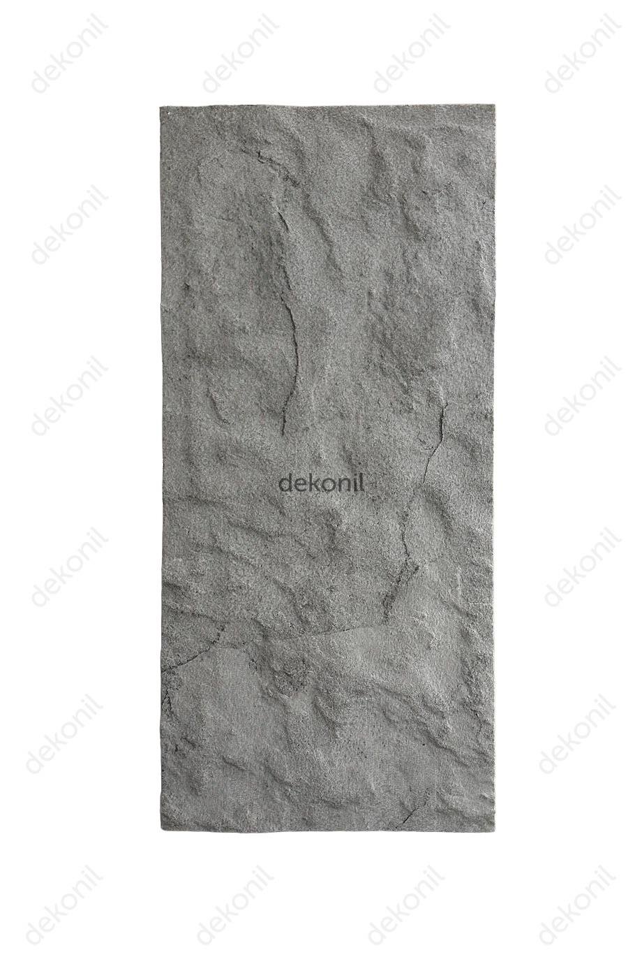 Stone Textured Wall Panel Gray 50*120 cm
