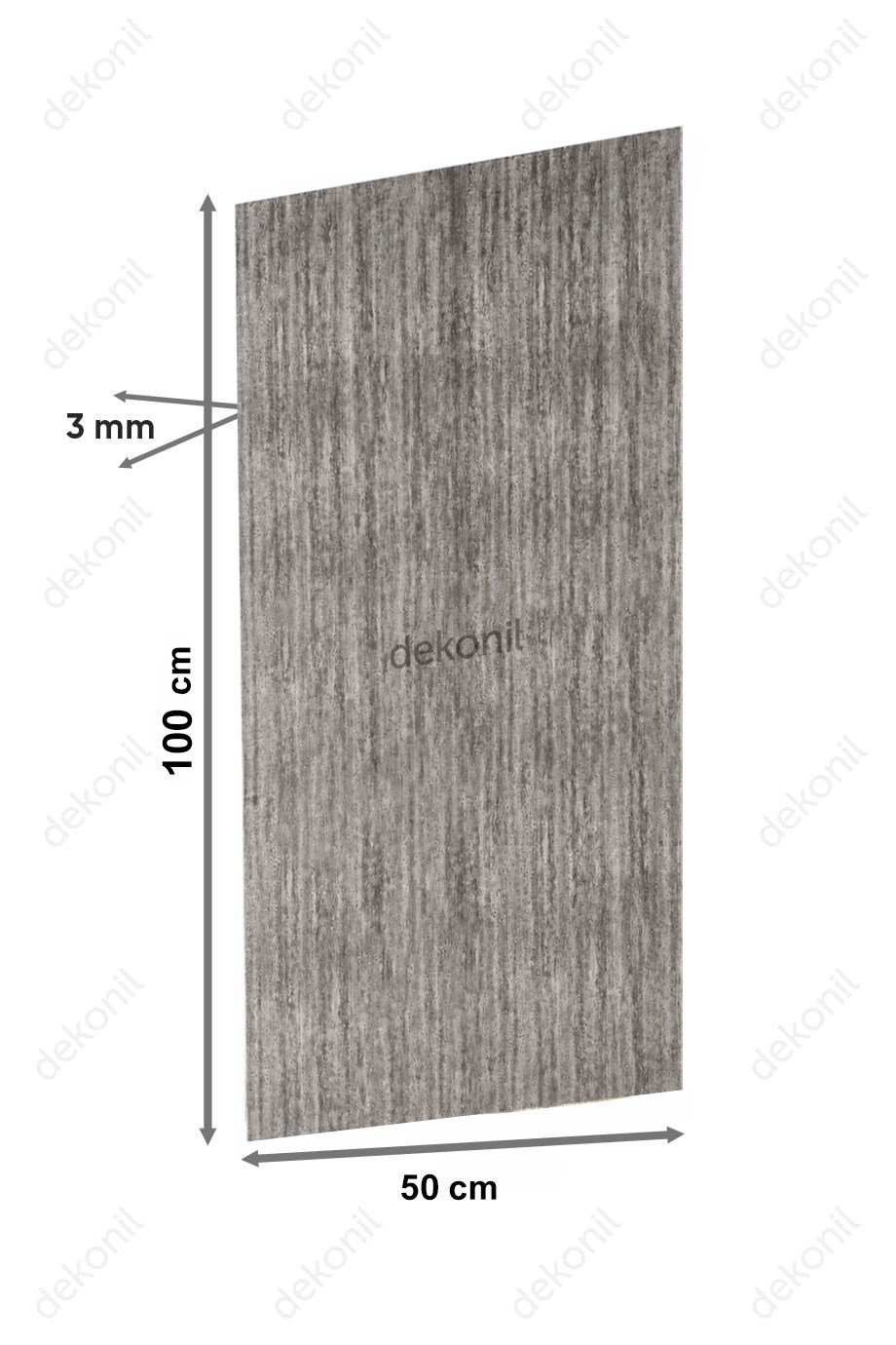Titanium Traverten Desenli Flex Stone İnce Esnek Doğal Taş Panel 50*100 cm