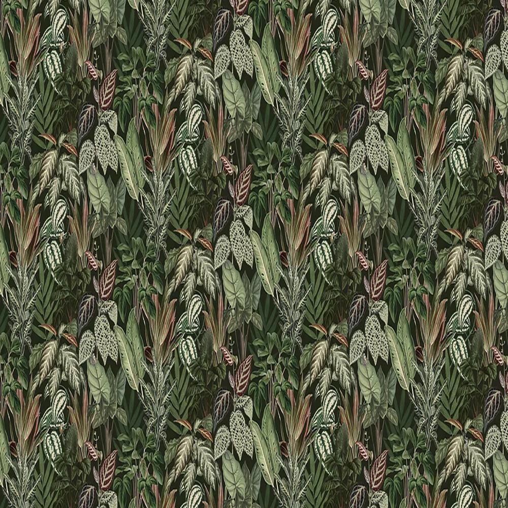 Tropikal Desenli Kişiye Özel Baskı Duvar Kağıdı