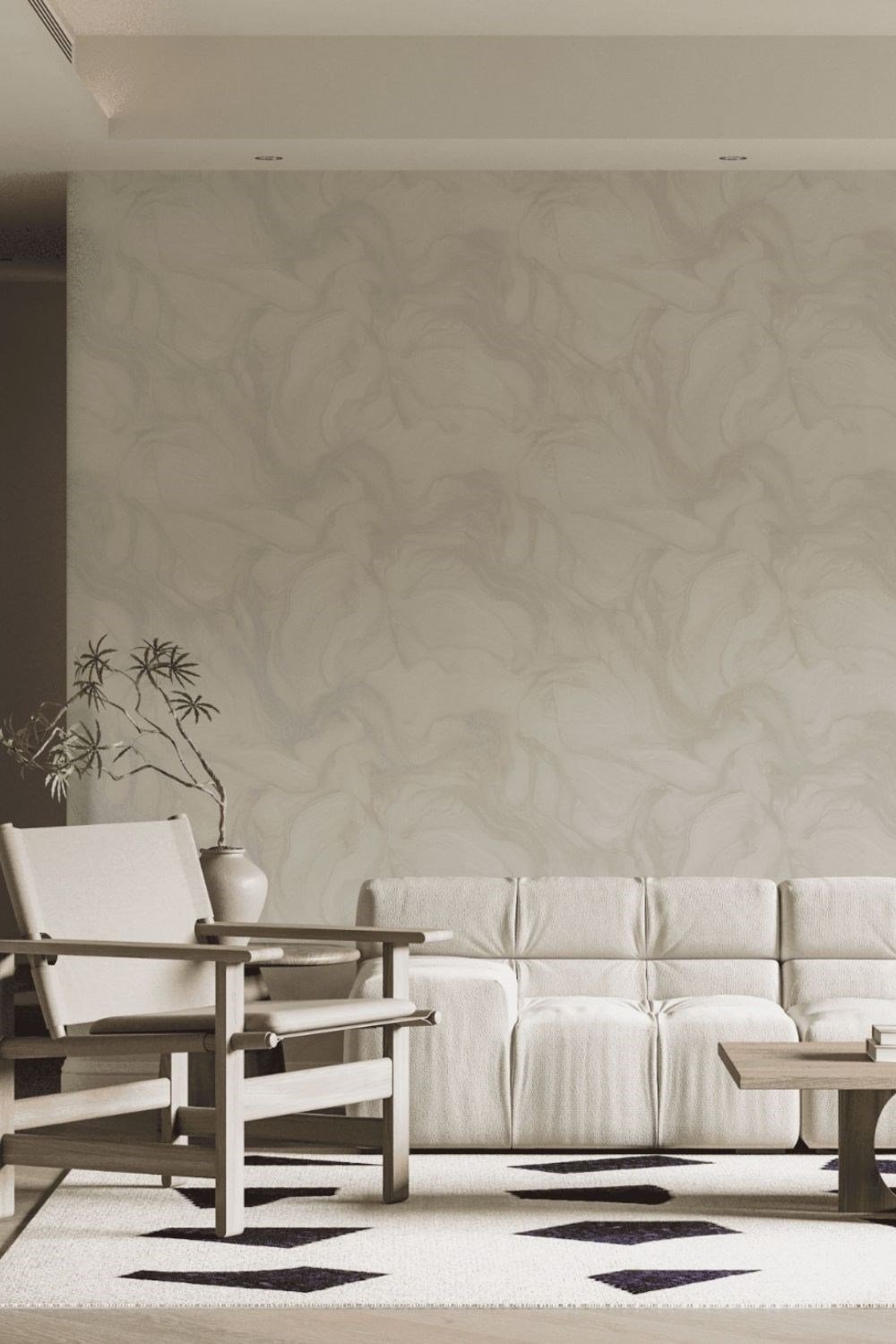 Wallsense Italy Mermer Desenli Duvar Kağıdı 16 m² W804