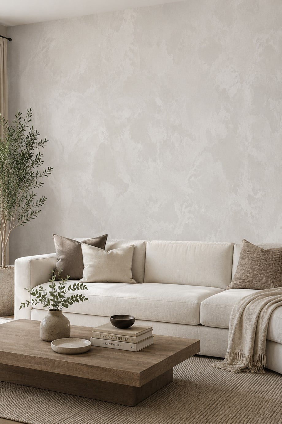Wallsense Italy Sıva Desenli Duvar Kağıdı 16 m² W805