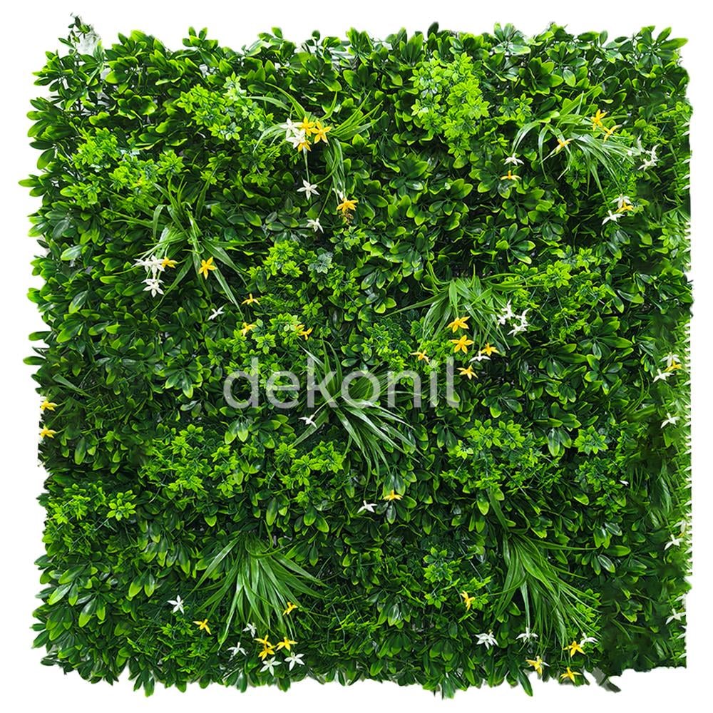 Yapay Bitki & Çiçek Dikey Bahçe Paneli 100*100 cm  DK-1026