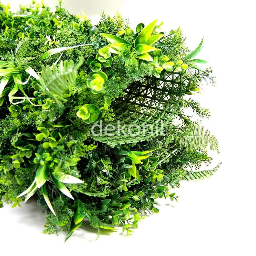 Yapay Bitki & Çiçek Dikey Bahçe Paneli 100*100 cm  DK-1004