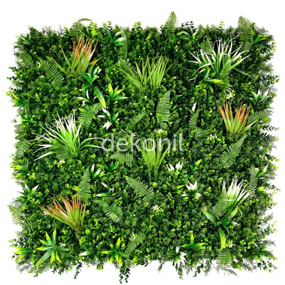 Yapay Bitki & Çiçek Dikey Bahçe Paneli 100*100 cm  DK-1004