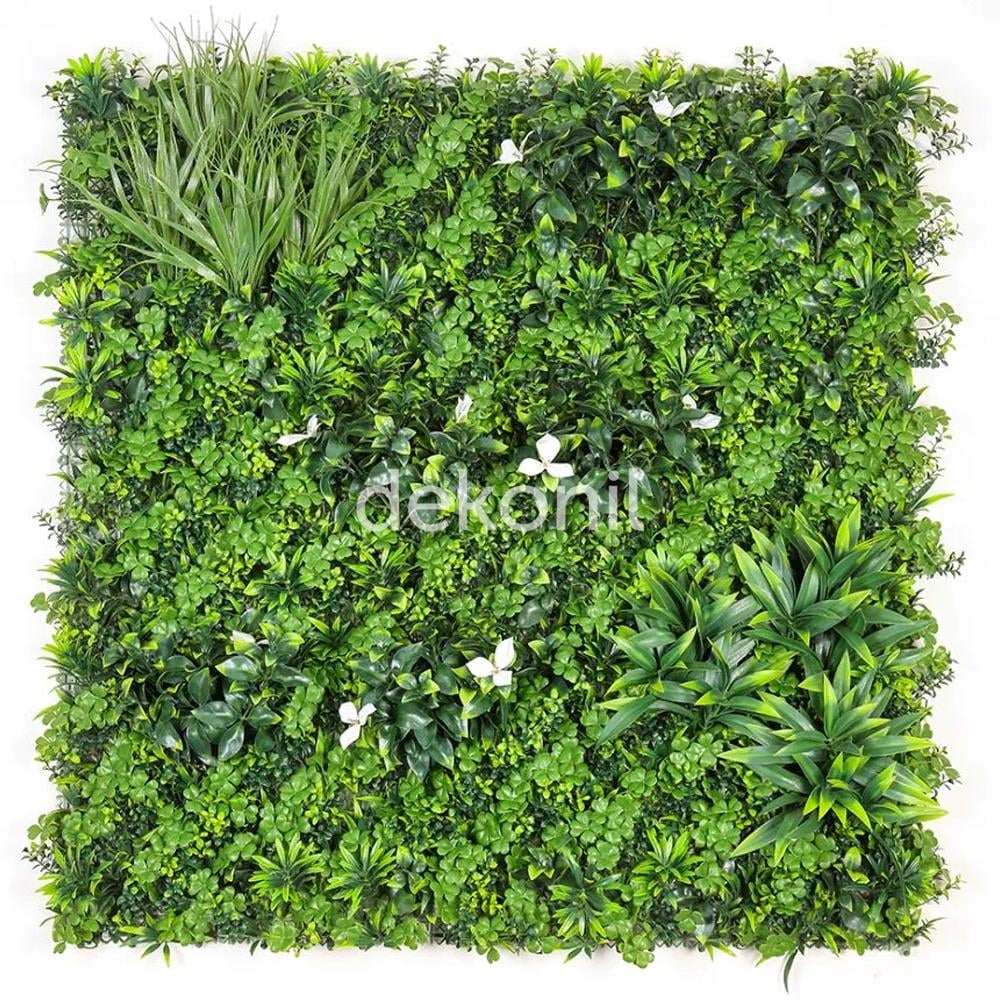 Yapay Bitki & Çiçek Dikey Bahçe Paneli 100*100 cm  DK-1011
