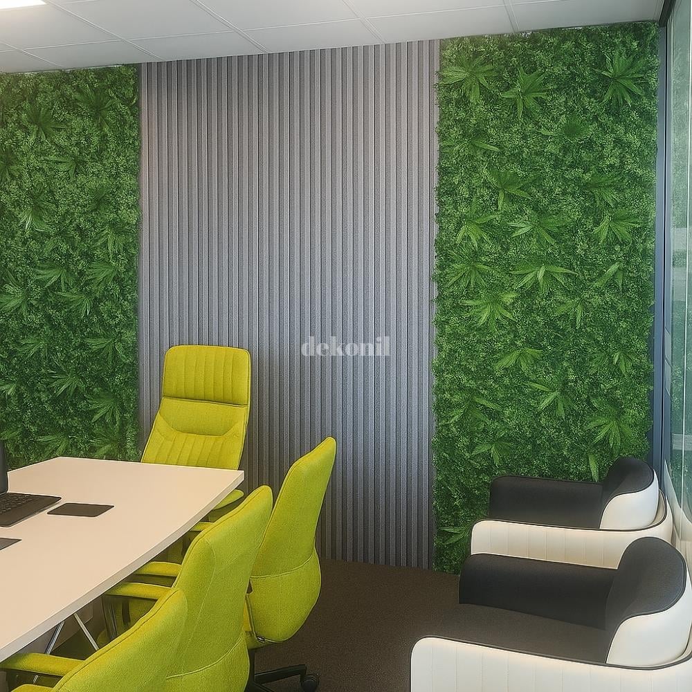 Yapay Bitki & Çiçek Dikey Bahçe Paneli 100*100 cm 1010