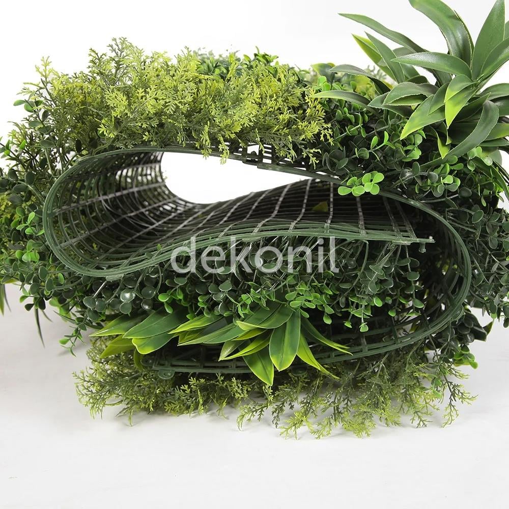 Yapay Bitki & Çiçek Dikey Bahçe Paneli 50*100cm  DK-5041