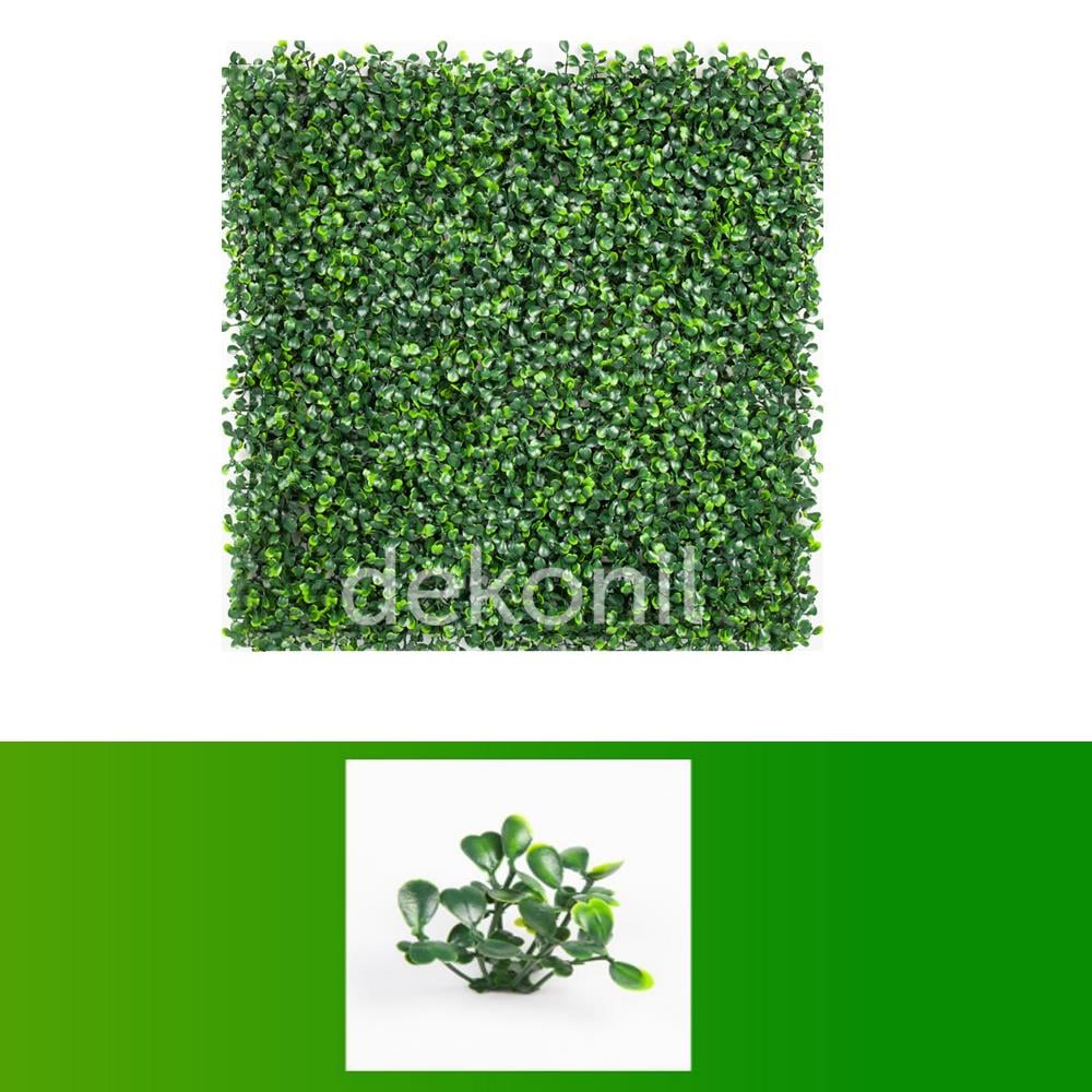 Yapay Bitki & Çiçek Dikey Bahçe Paneli 50*50 cm  DK-5014