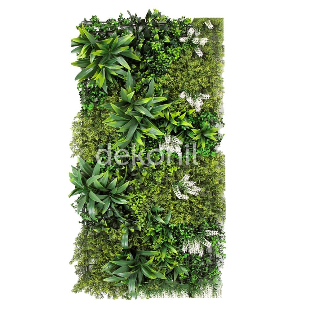 Yapay Bitki & Çiçek Dikey Bahçe Paneli 50*100cm  DK-5041