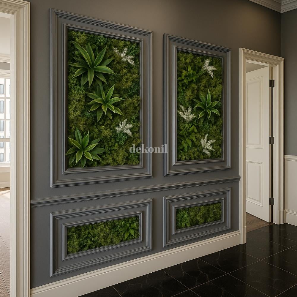 Yapay Bitki & Çiçek Dikey Bahçe Paneli 50*100cm 5041