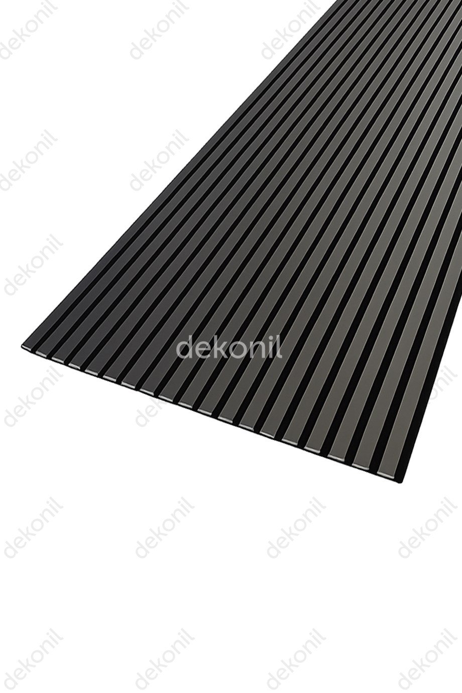 Acoustic Paneling Wall Panel Anthracite 100*280 cm
