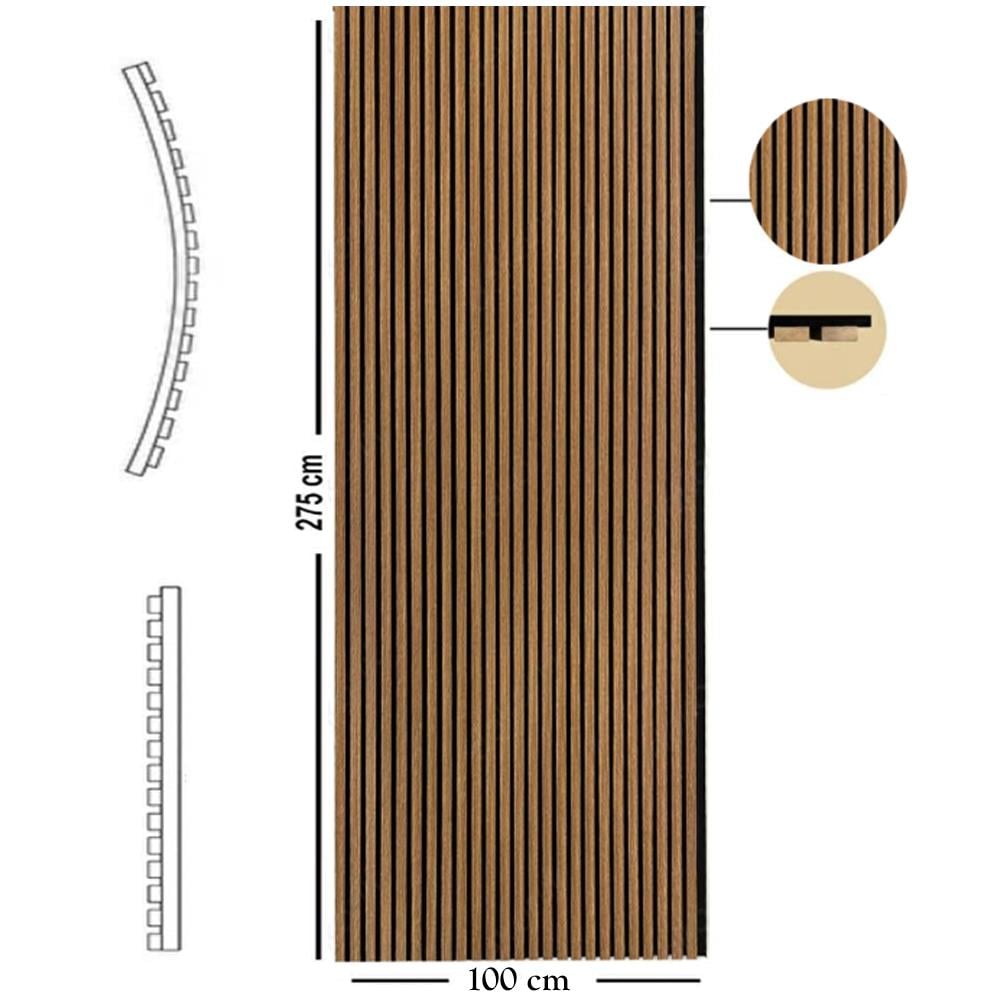 Yeni Nesil Lambri Duvar Paneli Babil 100*275 cm