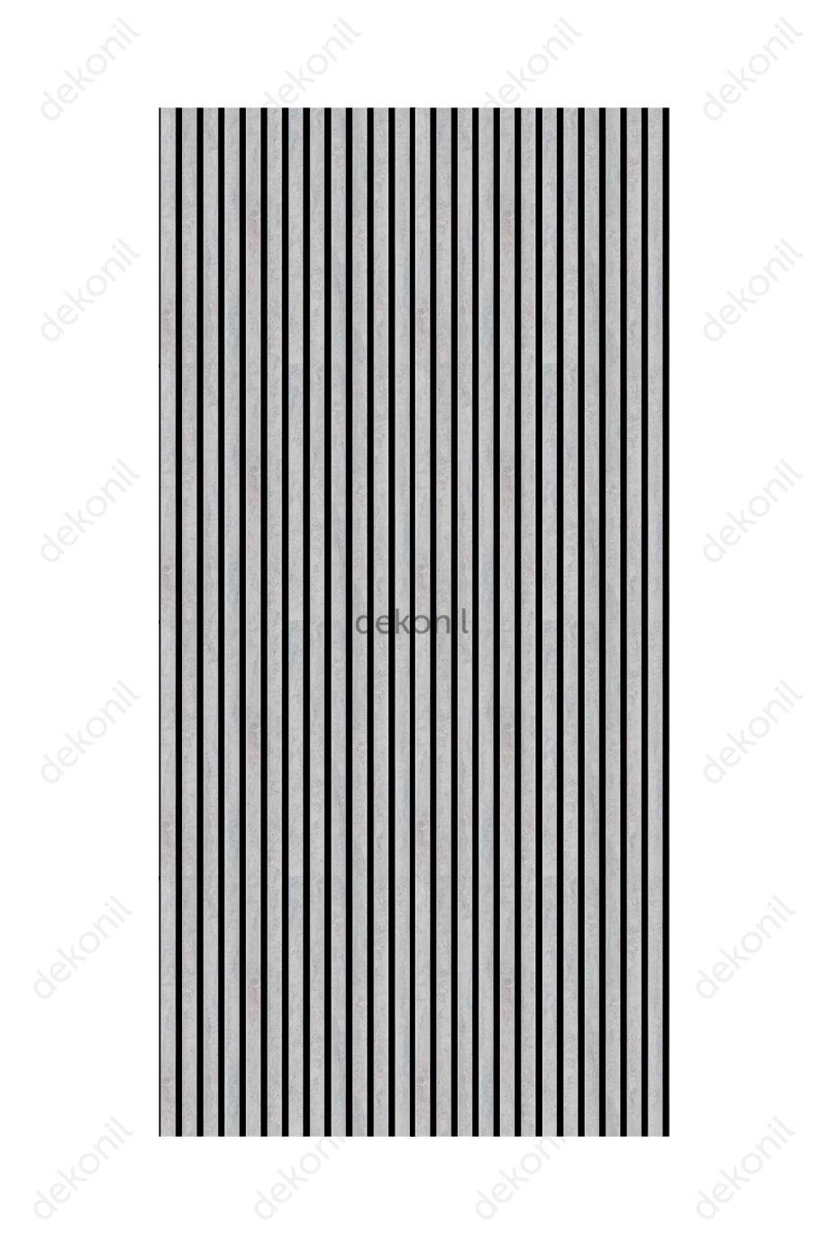 Yeni Nesil Lambri Duvar Paneli Beyaz Gri 100*275 cm