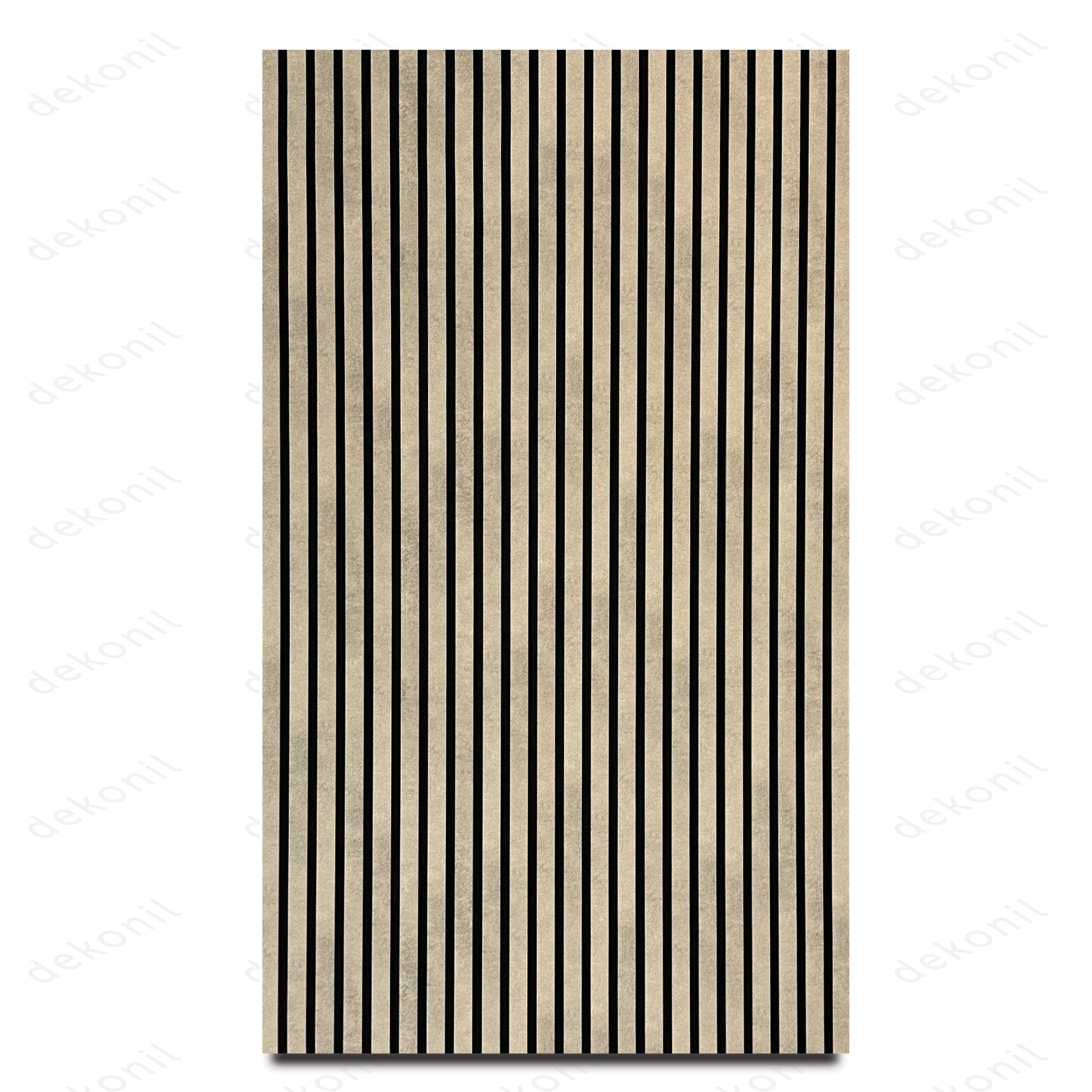 Yeni Nesil Lambri Duvar Paneli Beyaz Gri 100*275 cm