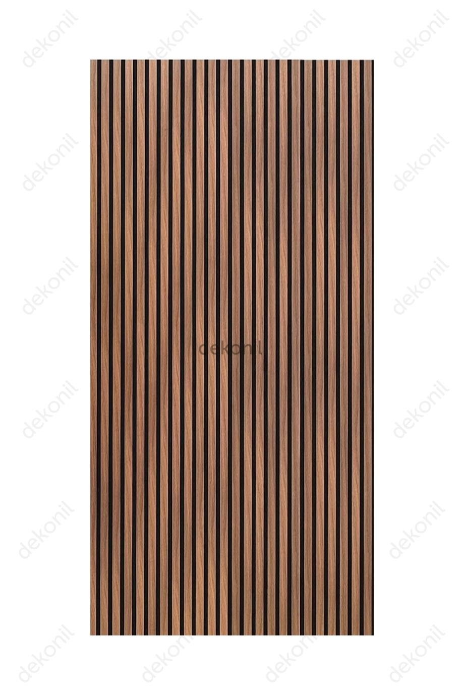 Yeni Nesil Lambri Duvar Paneli Ceviz 100*275 cm